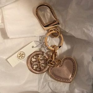 Tory Burch Heart Keychain (NWT)
